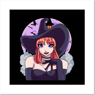 Sexy Witch Happy Halloween Posters and Art